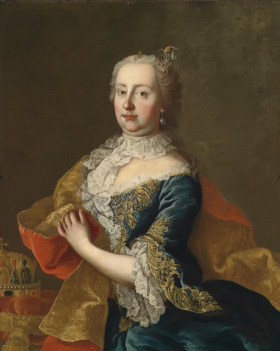 Retrato de María Teresa (1717-1780) de Workshop of Martin van Meytens
